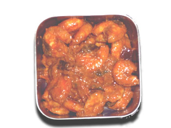 Spicy prawn fry